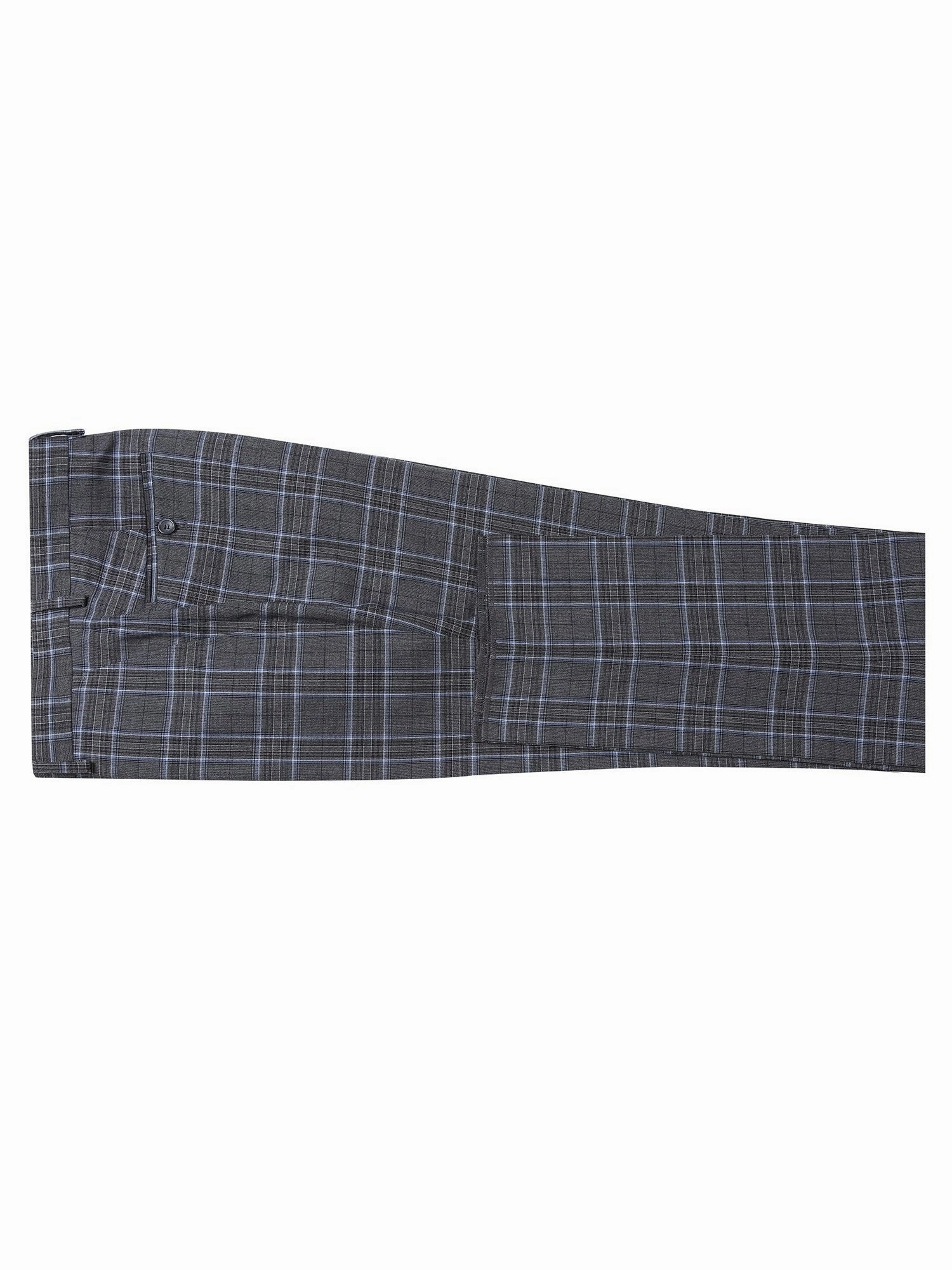 Men's Slim Fit Checked Suits