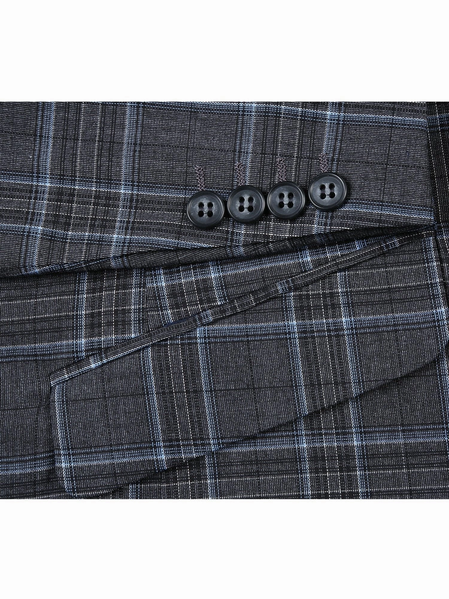 Men's Slim Fit Checked Suits