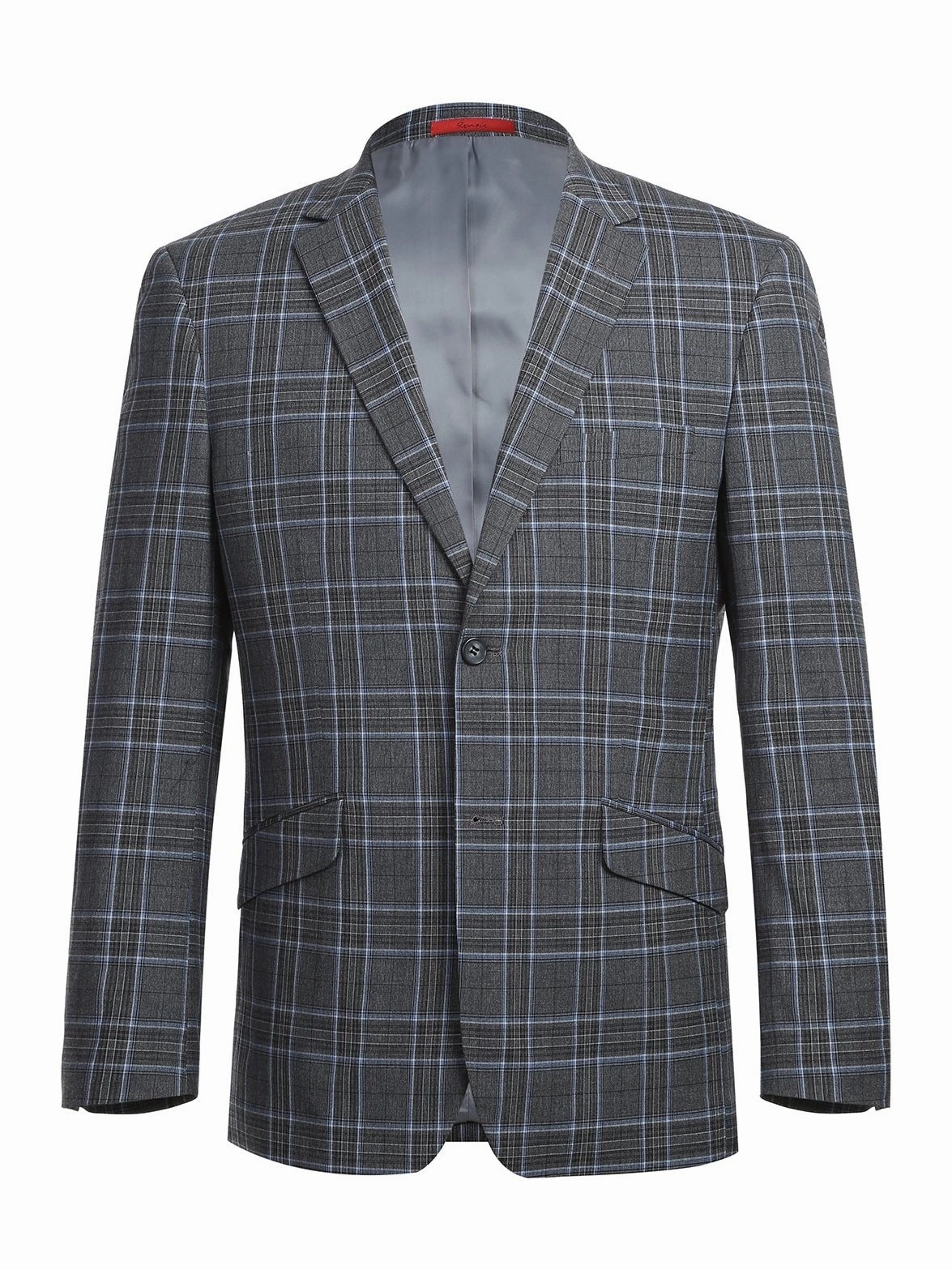 Men's Slim Fit Checked Suits