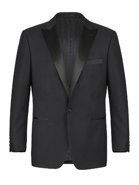 Men's Tuxedo Peak Lapel Dress Suit