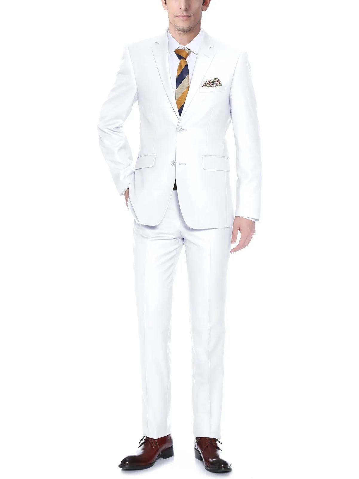 Men's 2-Piece Single Breasted Notch Lapel Suit