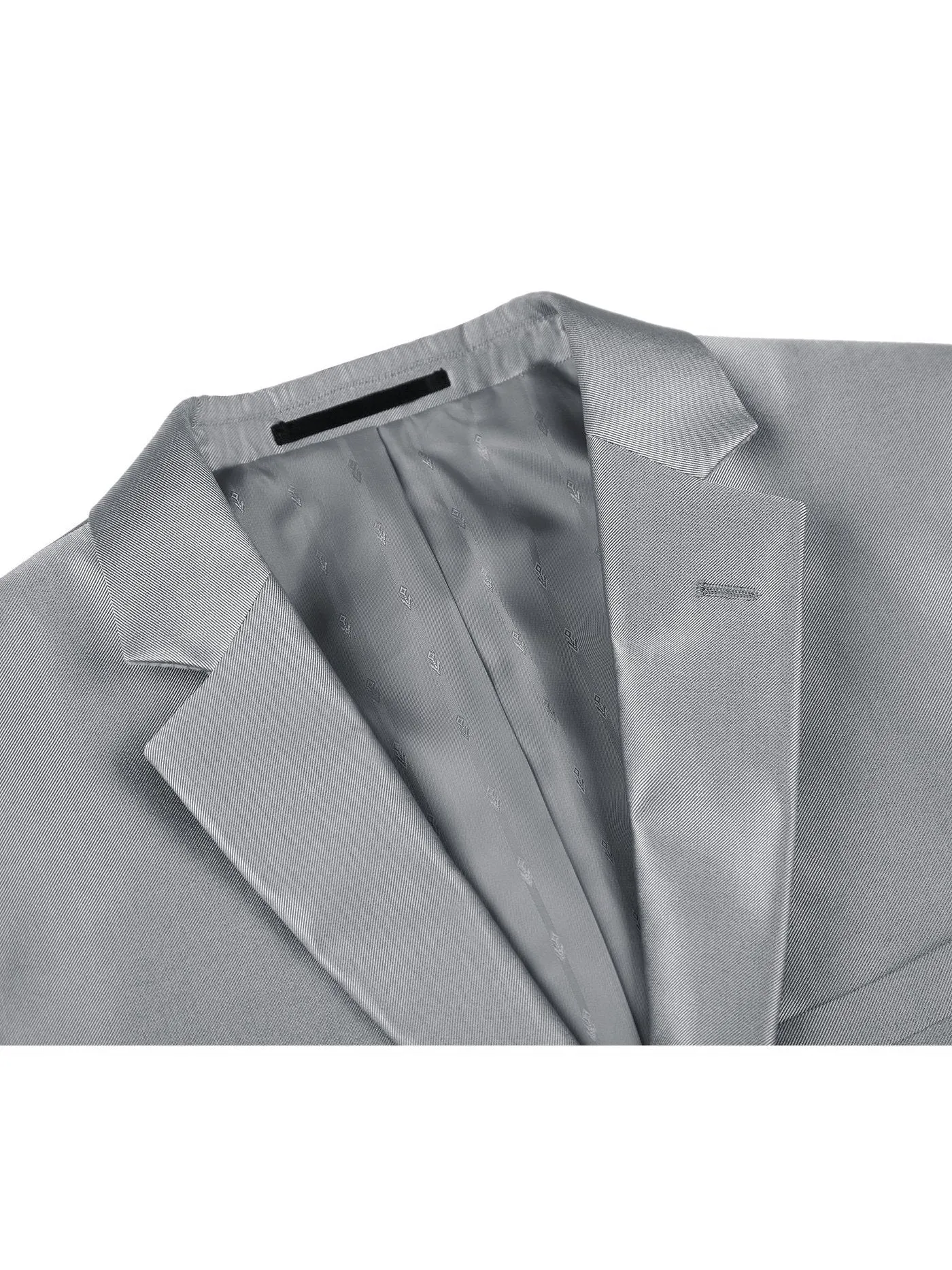 Men's Sharkskin Italian Styled Two Piece Suit