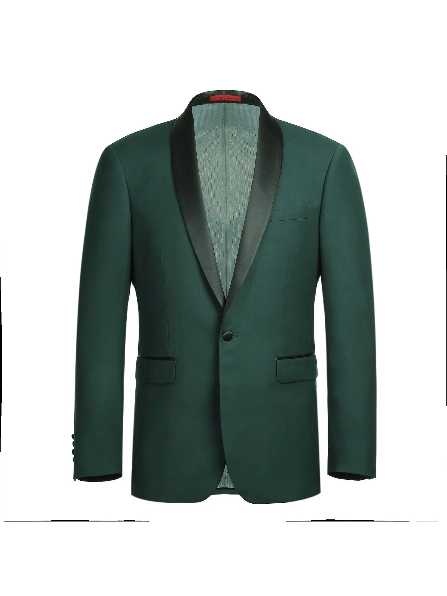 Men's Slim Fit 2-Piece Shawl Lapel Tuxedo Suit