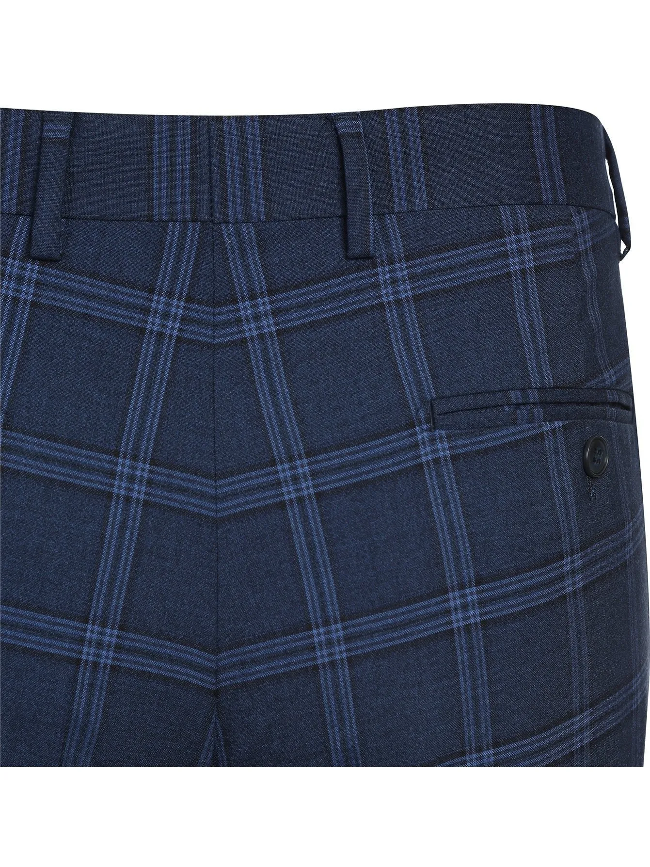 Men's Slim Fit Checked Suits
