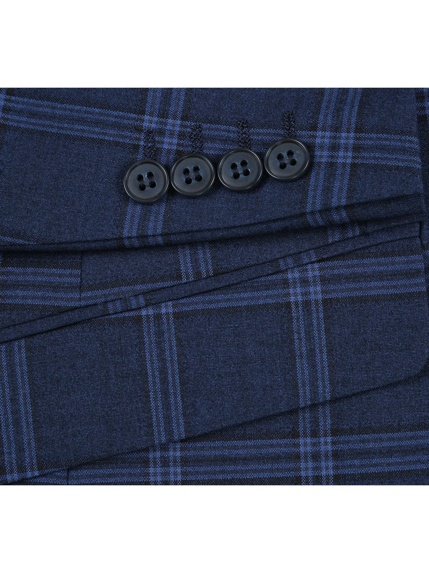 Men's Slim Fit Checked Suits