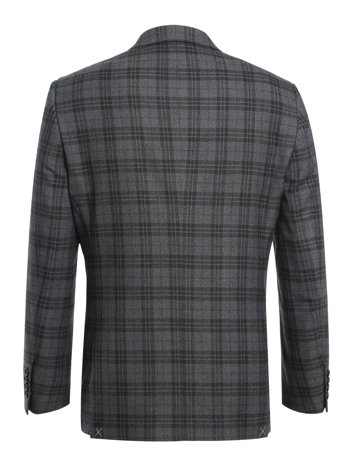 Men's Slim Fit Checked Suits