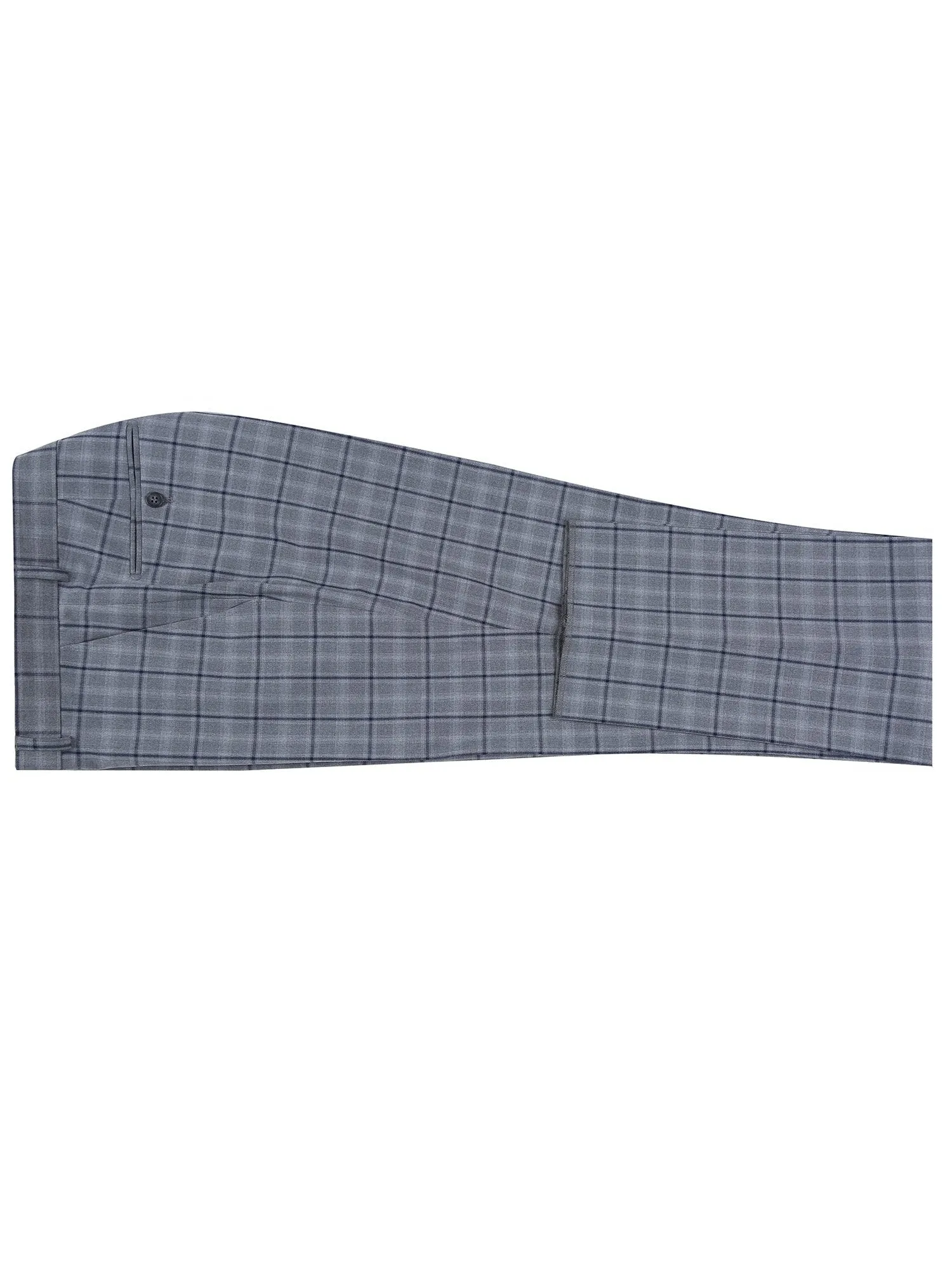 Men's Slim Fit Stretch Checked Suits