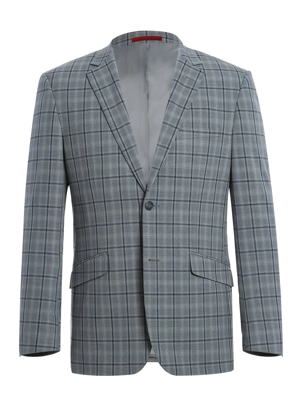 Men's Slim Fit Stretch Checked Suits