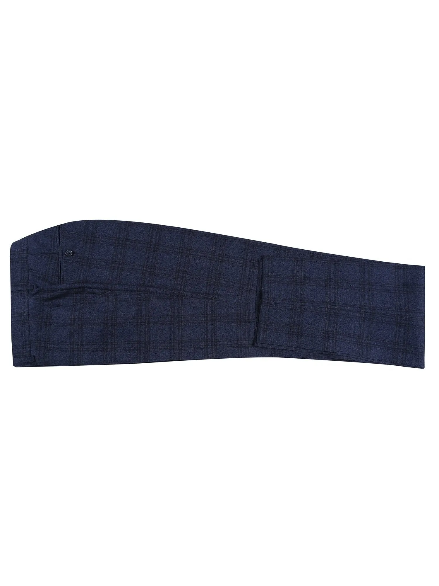 Men's Slim Fit Stretch Checked Suits