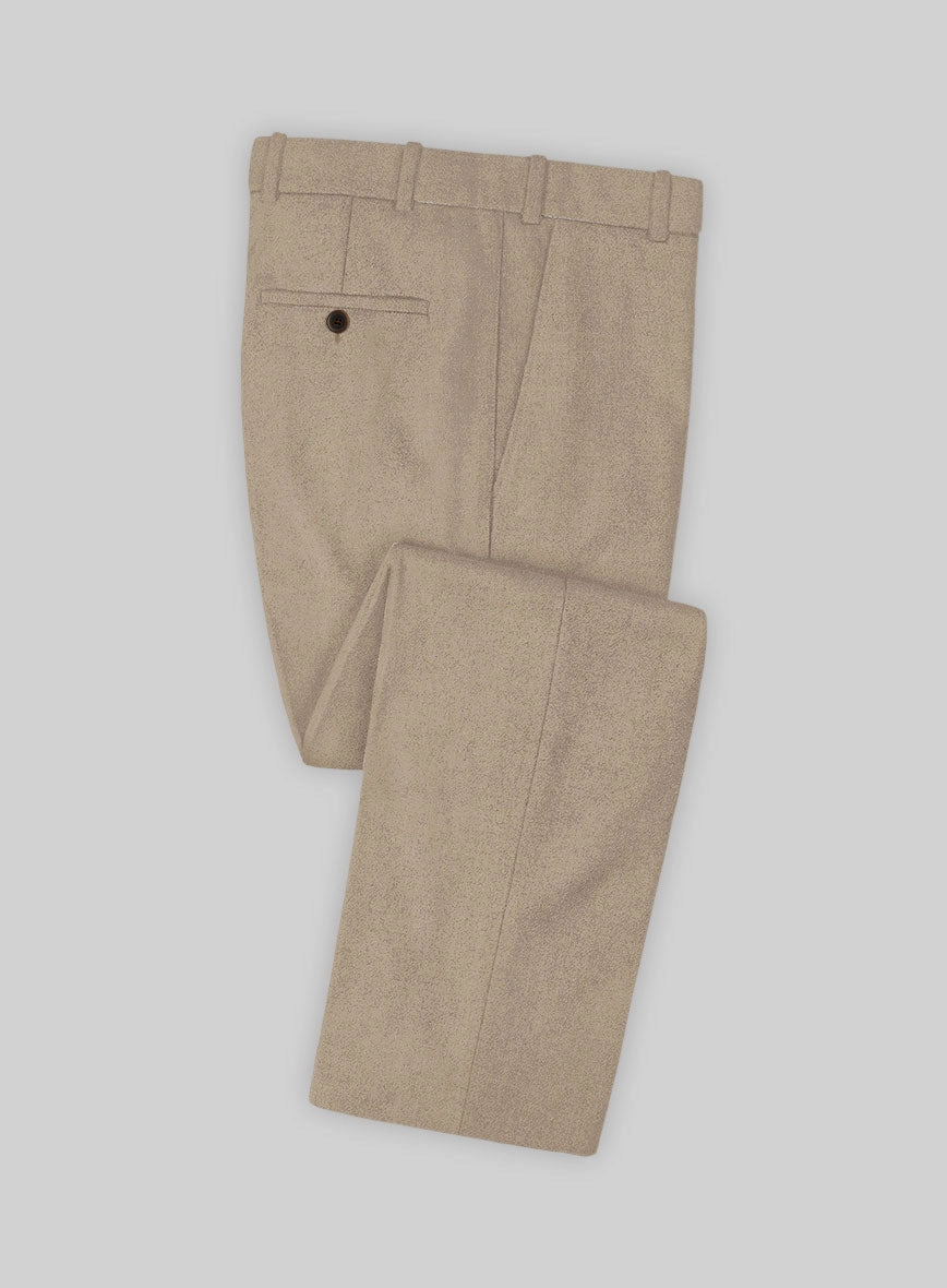 Naples Muted Beige Tweed Suit