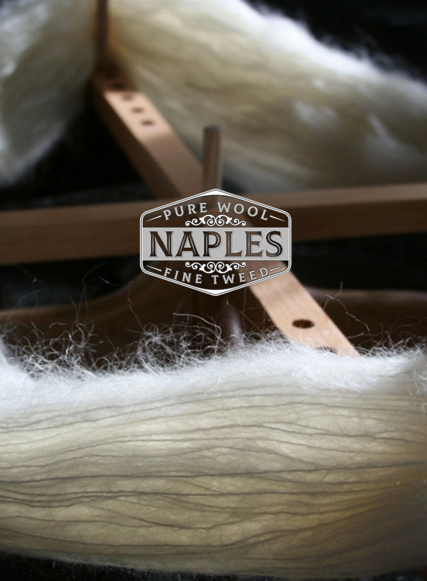 Naples Muted Beige Tweed Suit