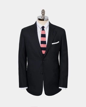NAVY SOLID SUIT - TRIM FIT
