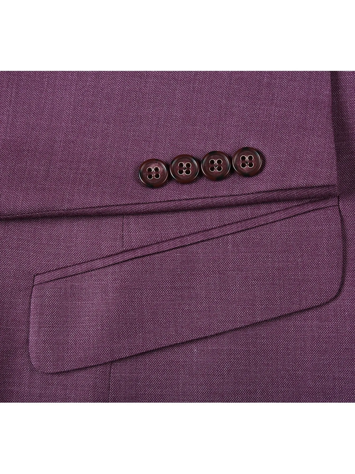Raphael Men's Slim Fit Notch Lapels Solid Suits
