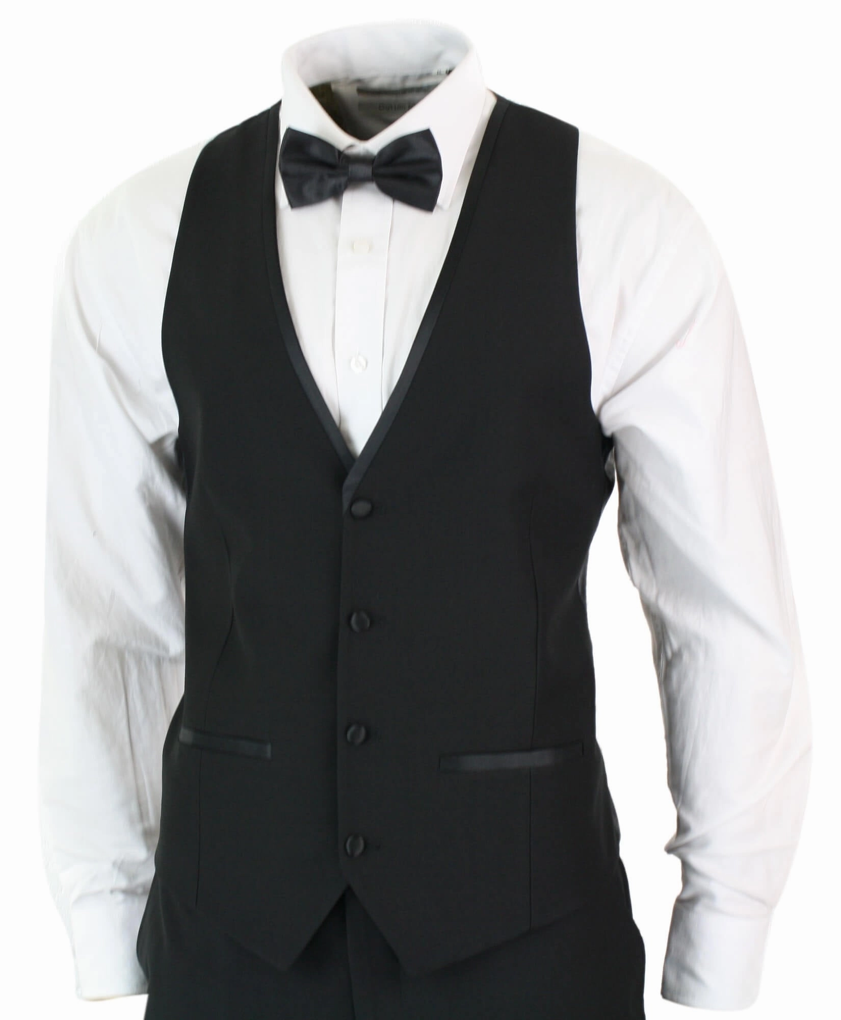 Regent 3 Piece Black Classic Tuxedo Suit