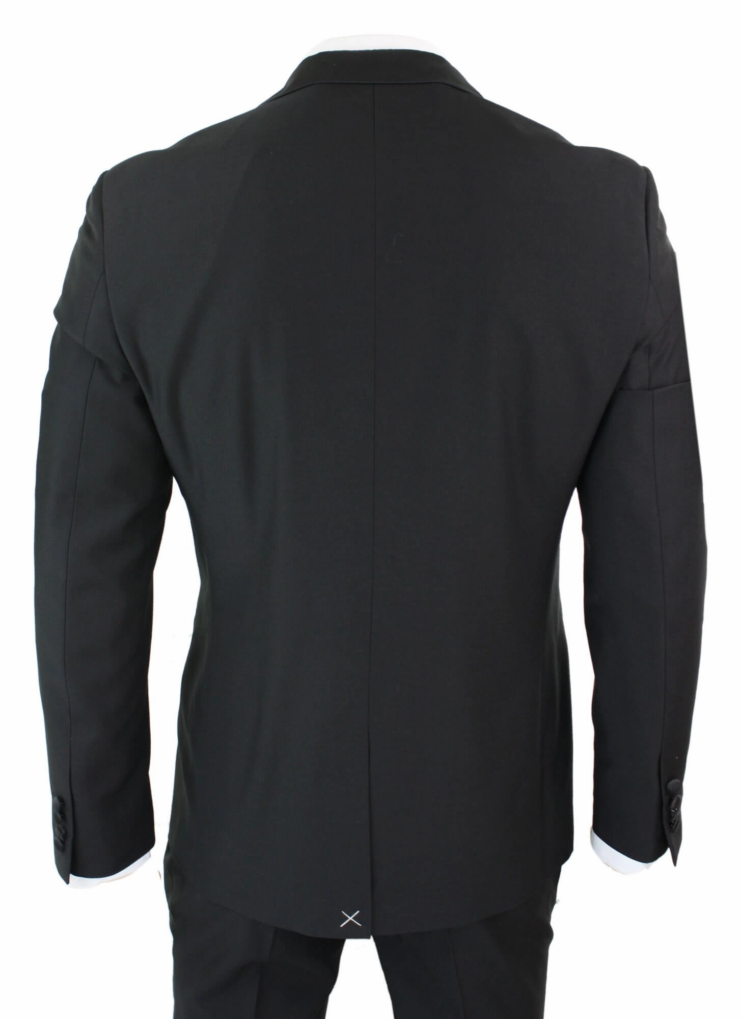 Regent 3 Piece Black Classic Tuxedo Suit