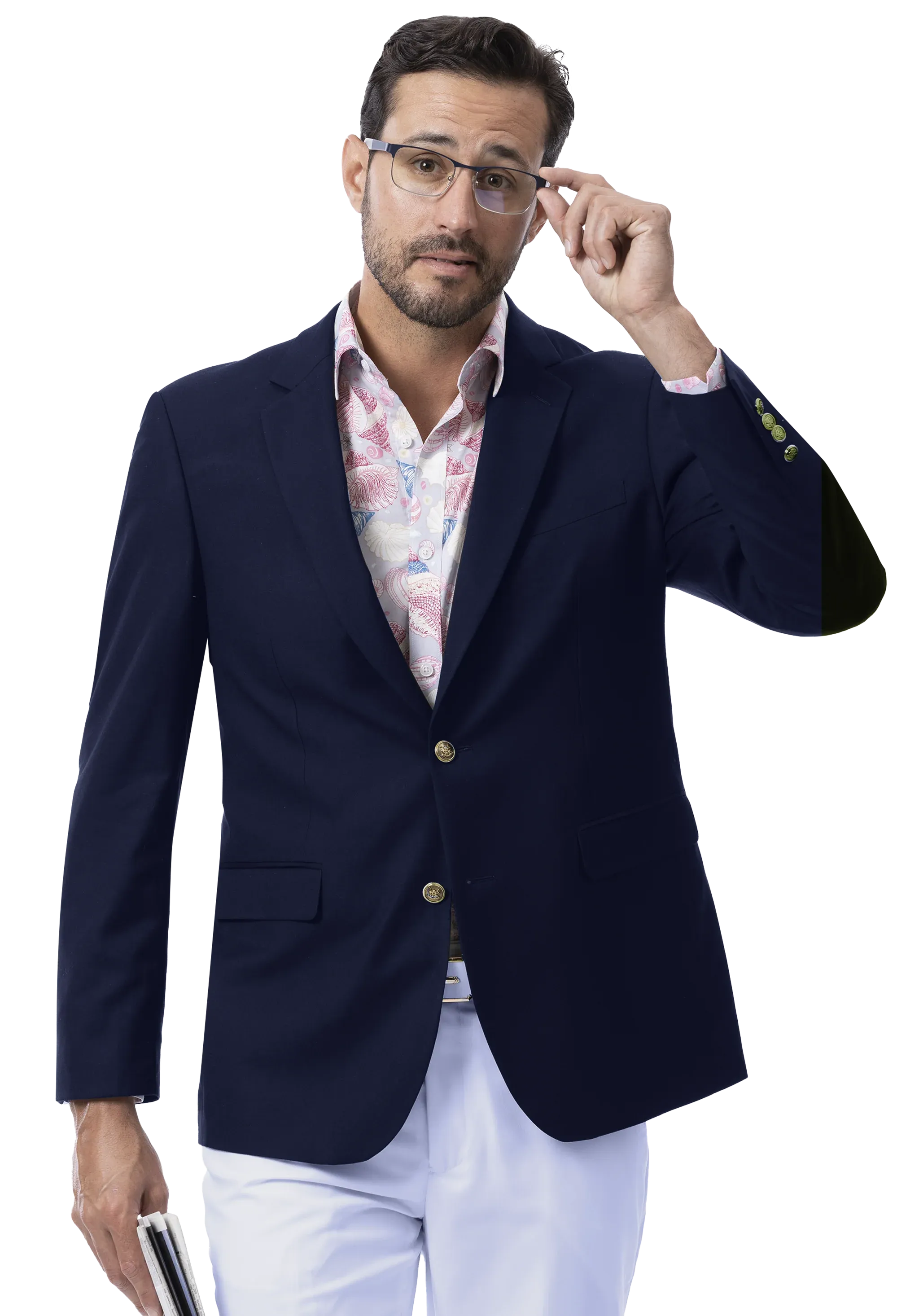 Shelley Styles Collection: Navy Single Breasted Blazer J170