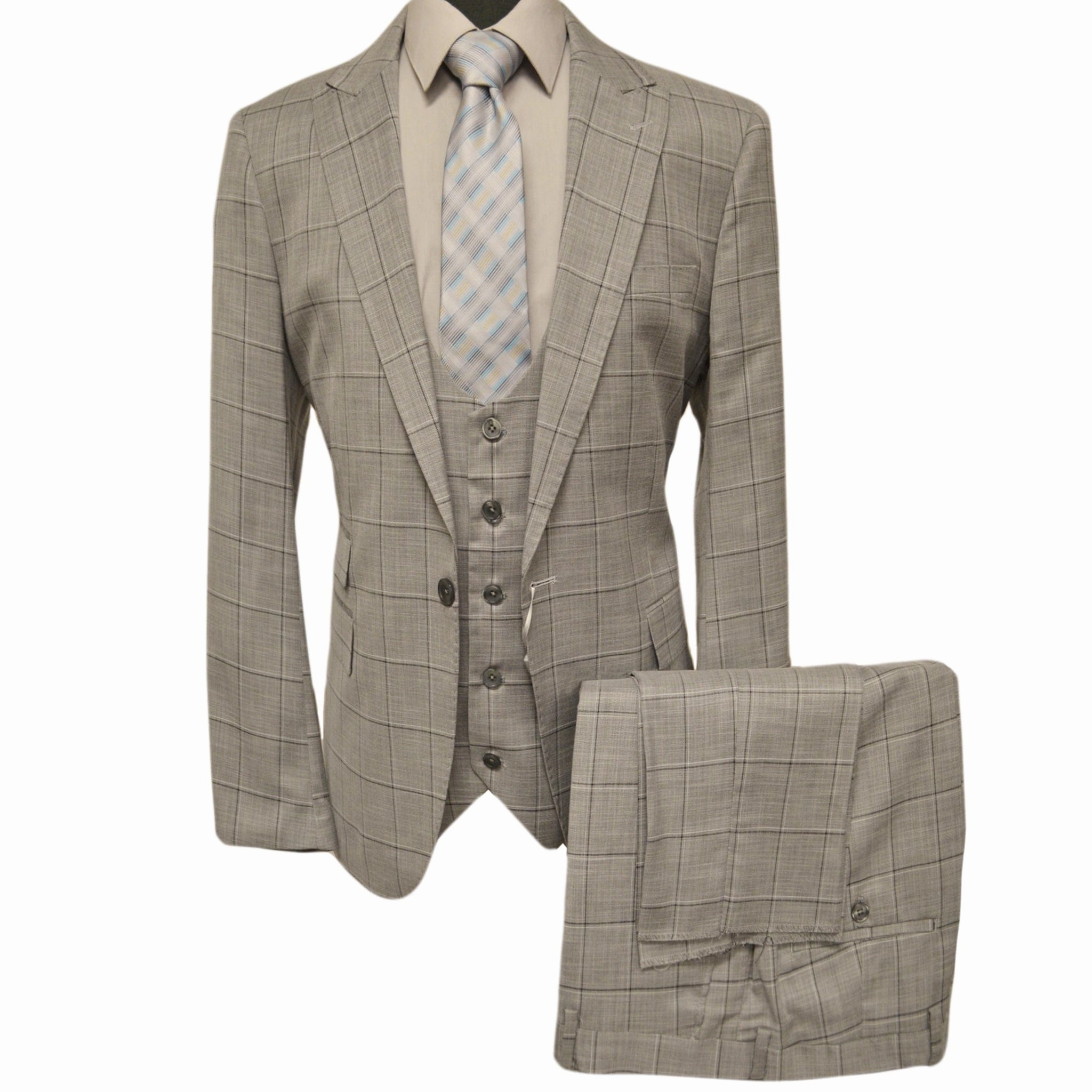 SYDNEY VESTED SUIT/Sydney-3pc