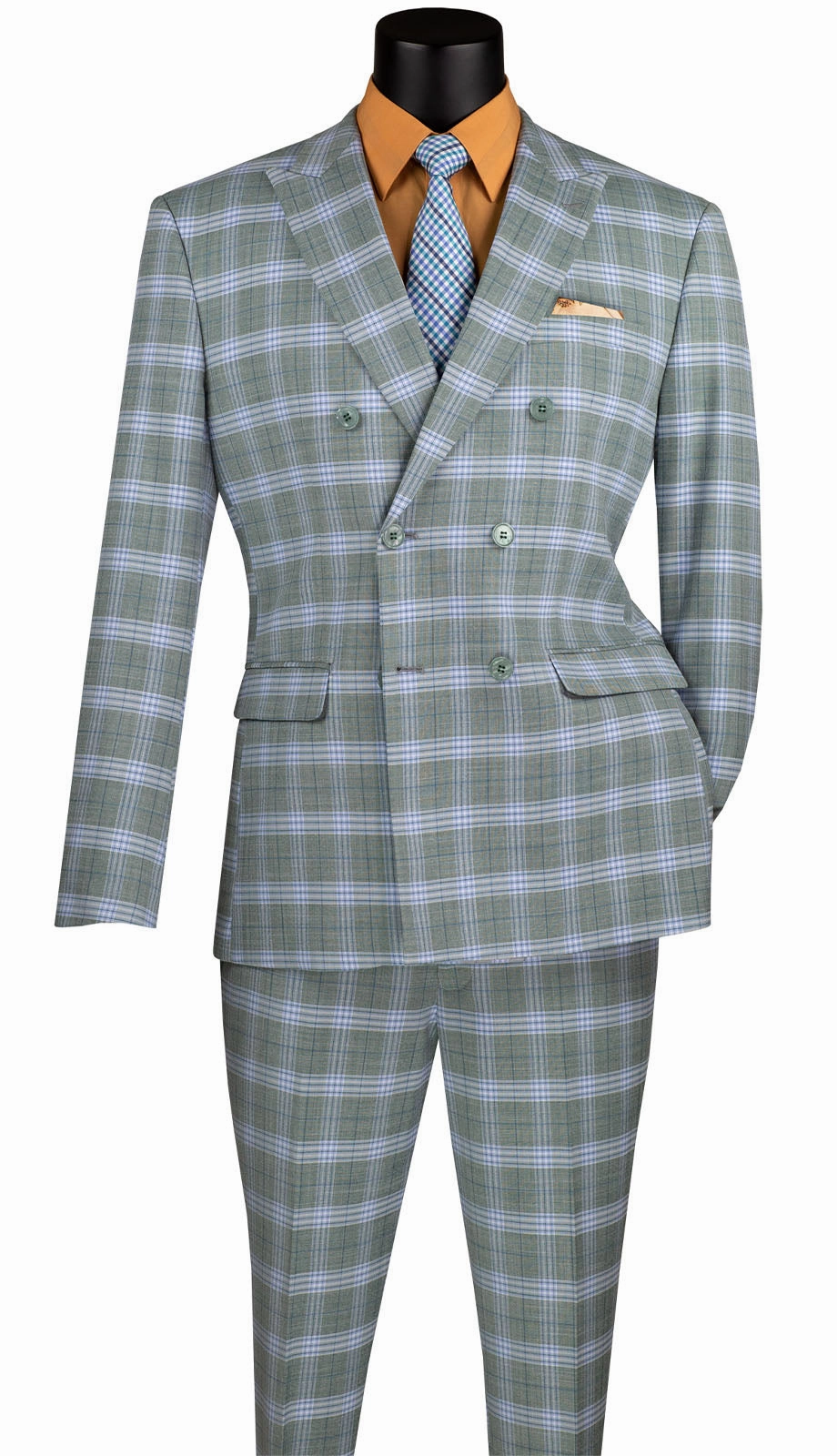 Vinci  SDW-2-GRASS Mens Suit