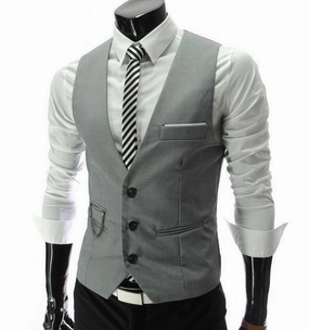 West Louis™ Leisure Cotton Gentleman Vest