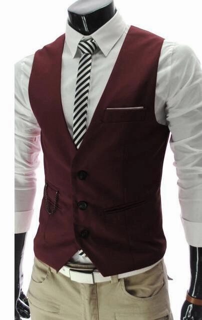 West Louis™ Leisure Cotton Gentleman Vest