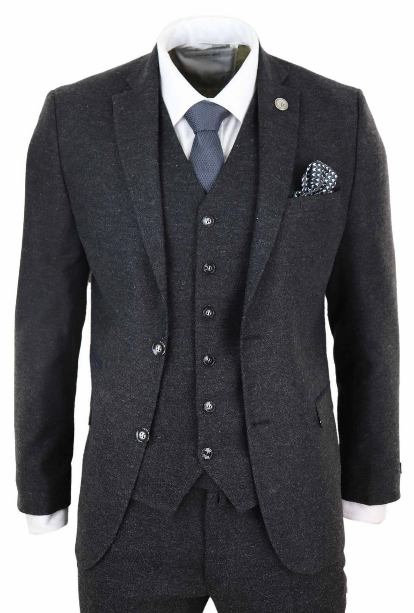 Wool Tweed Suit 3 Piece 1920s