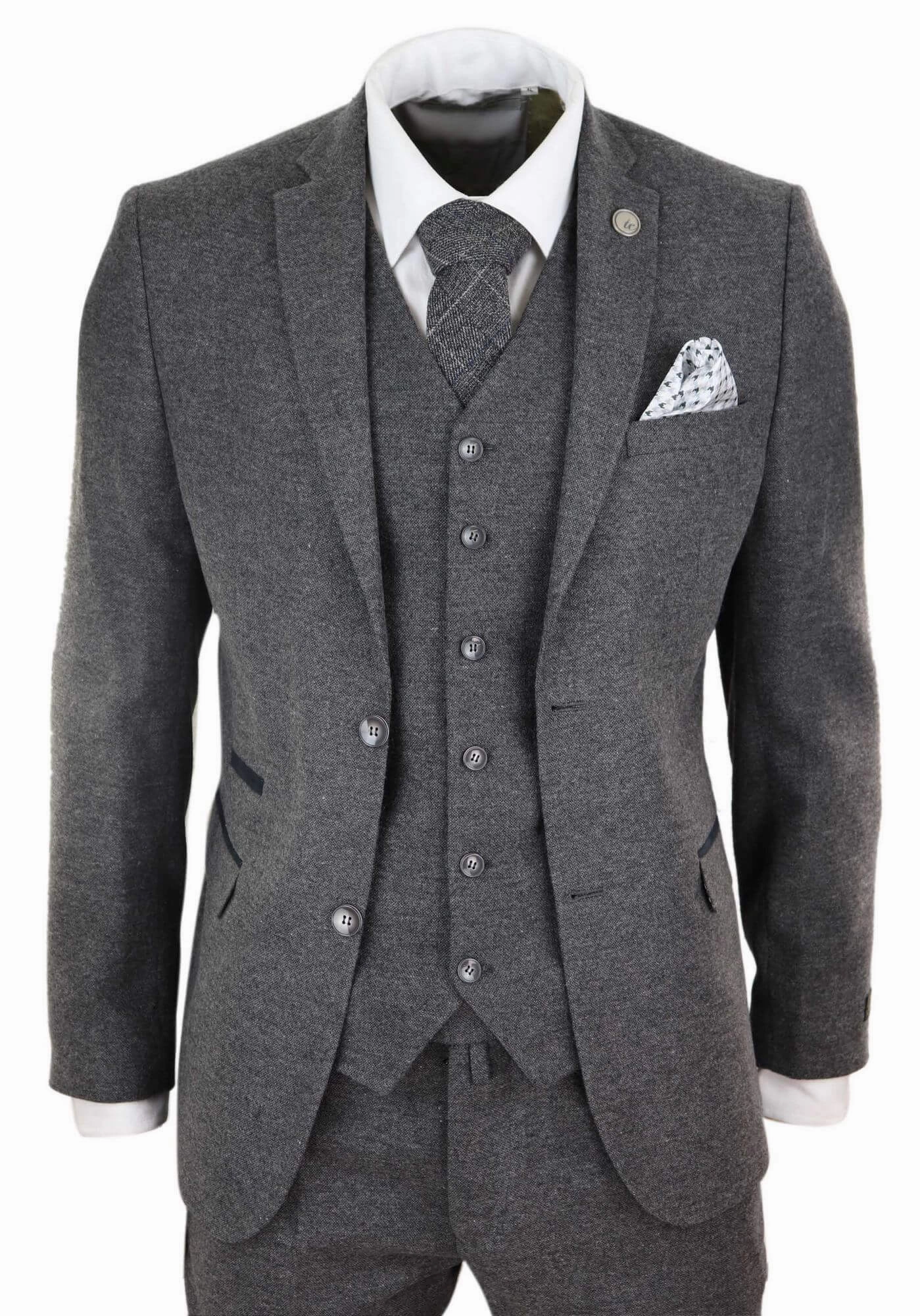 Wool Tweed Suit 3 Piece 1920s