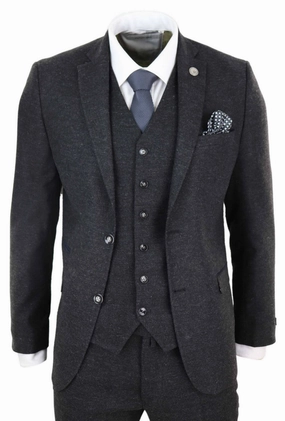 Wool Tweed Suit 3 Piece 1920s